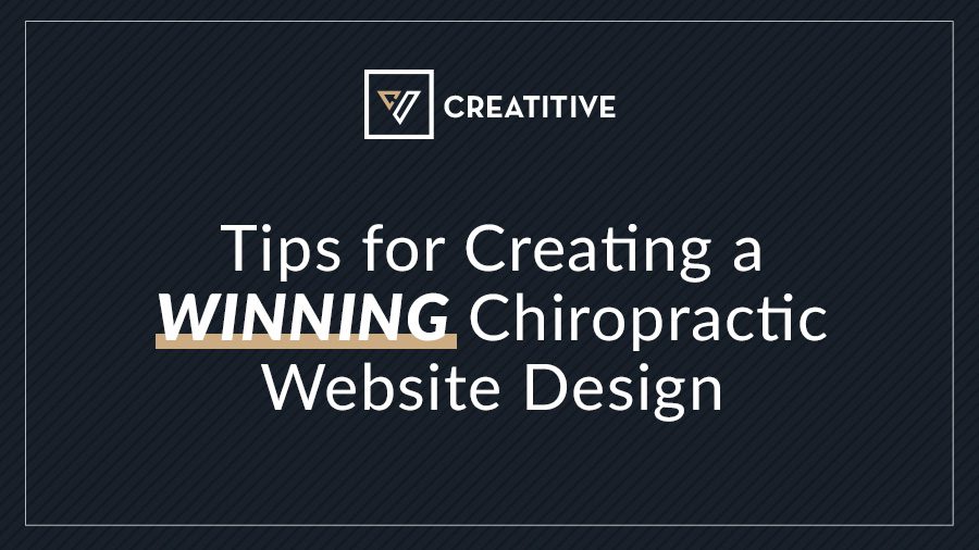 chiropractic website homepage design