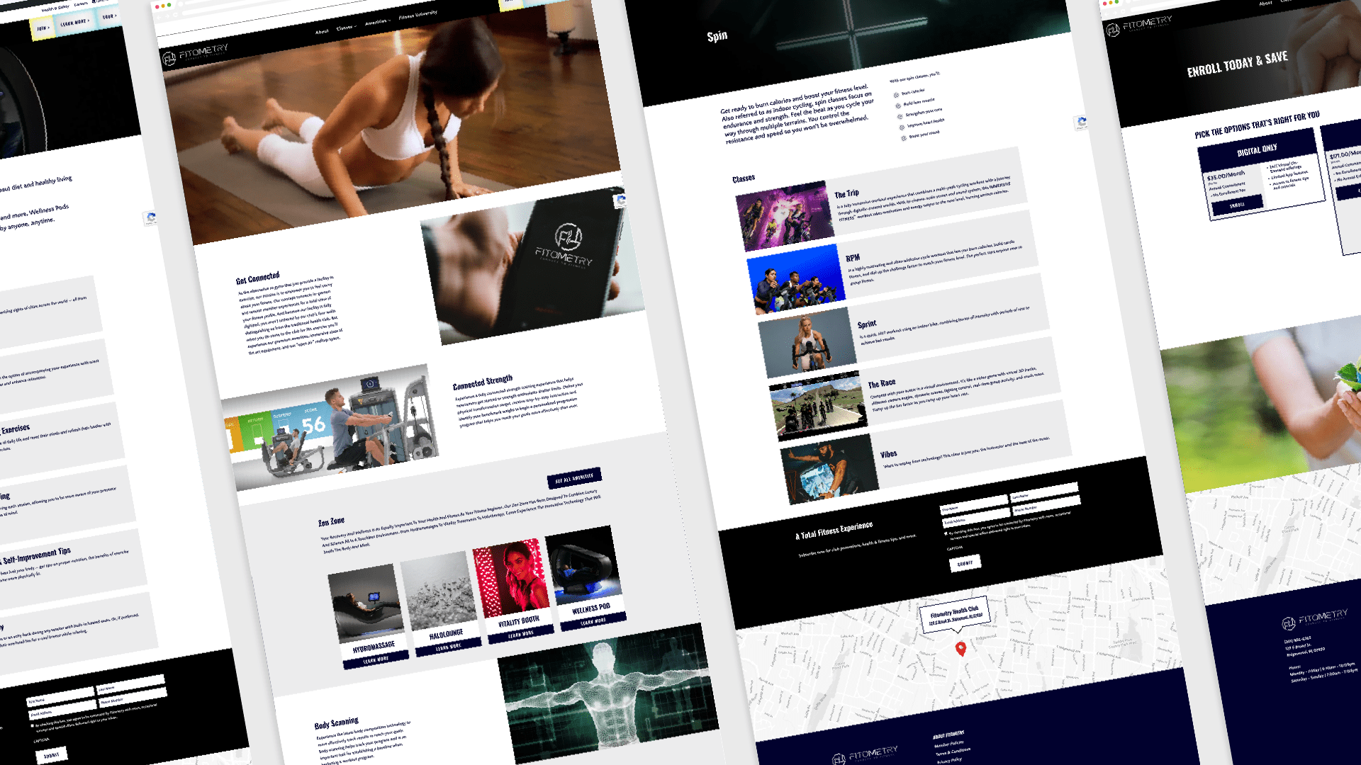 fitometry web mockups