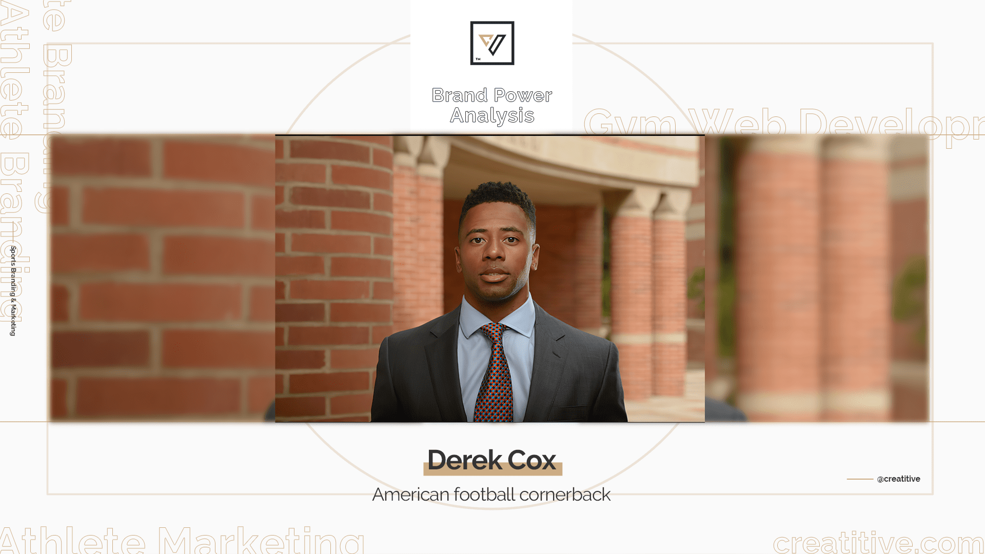 Brand Power Analysis: NFL CB  & MBA Grad Derek Cox