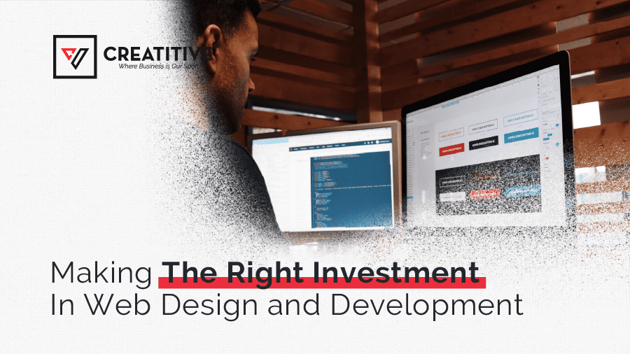 web investments in design and development